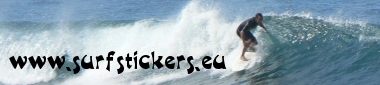 Surfstickers Surfaufkleber