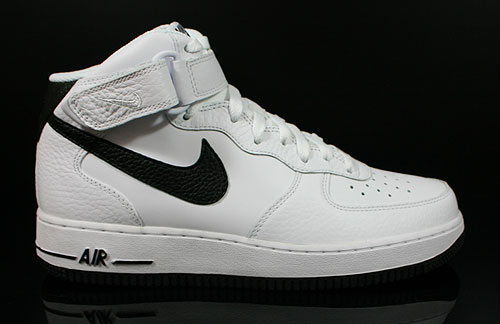 Nike Air Force 1 Mid Weiss Schwarz 315123-117 AirForce Turnschuh Sneaker