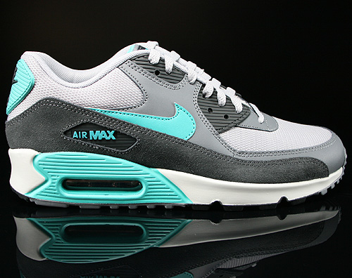 Nike Air Max 90 Essential Dunkelgrau Mint Grau Sneaker 537384-033