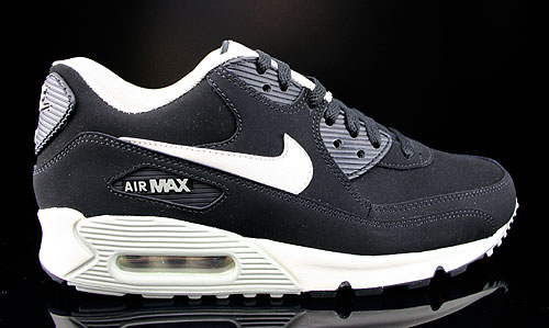 Nike Air Max 90 Essential Leather Schwarz Beige Grau Sneakers 599521-001