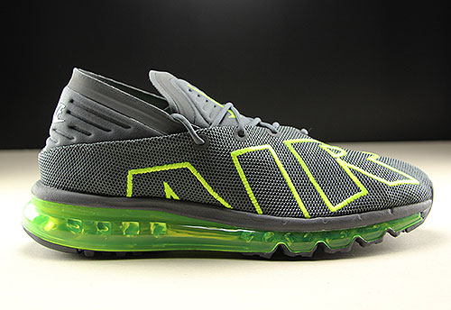 Nike Air Max Flair Dunkelgrau Neongruen 942236-008