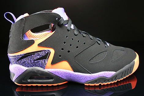 Nike Air Tech Challenge Huarache Schwarz Orange Violett Lila Sneakers 630957-002