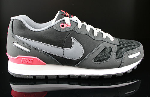 Nike Air Waffle Trainer Schwarz Anthrazit Grau Weiss Rot Sneakers 429628-022