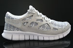 Nike Free Run 2 Woven Grau Hellgrau Weiss 573920-001