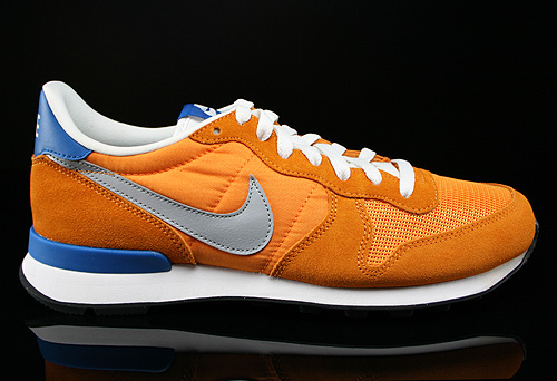 Nike Internationalist Orange Grau Blau Weiss Sneaker 631754-800