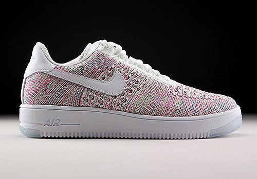 Nike WMNS Air Force 1 Flyknit Low Weiss Multicolor 820256-102