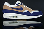 Nike WMNS Air Max 1 Ocker Creme Dunkellila Gelb 319986-019