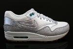 Nike WMNS Air Max 1 Premium Weiss Silber Grau Tuerkis 454746-101