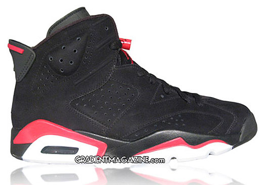 Nike Air Jordan 6 Black/Infrared 384664-061