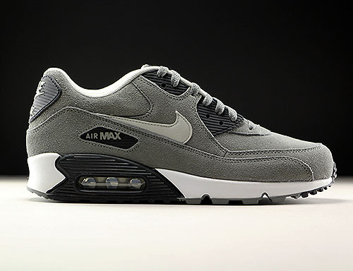 nike air max 90 leather grey online -