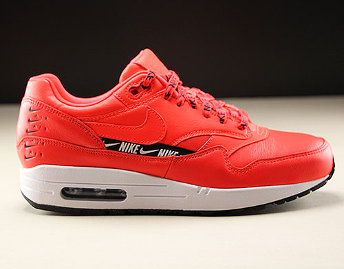 Nike WMNS Air Max 1 SE Bright Crimson Black White 881101-602