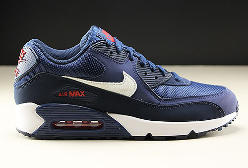 nike air max blauw wit rood