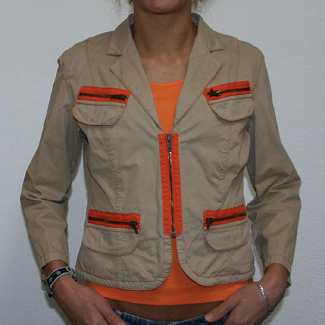 DKNY Blazer Beige Orange