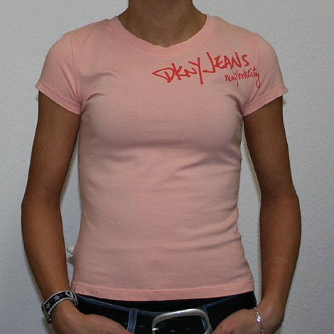 DKNY Jeans New York City T Shirt Lachs