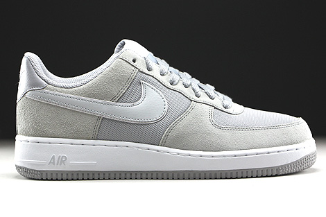 Nike Air Force 1 Low Hellgrau Beige Weiss