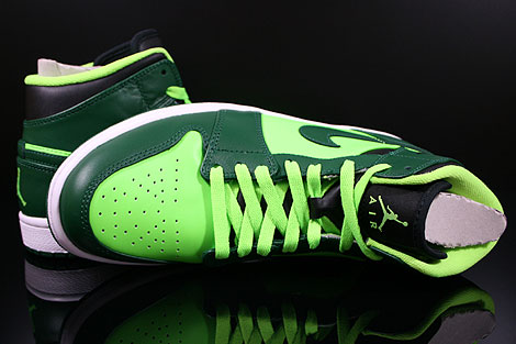 Nike Air Jordan 1 Mid Gorge Green Black Electric Green 554724-330 - Purchaze