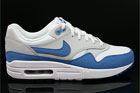 Nike Air Max 1 GS White Varsity Blue Neutral Grey Black