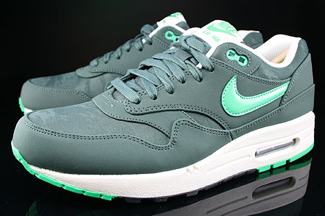 Nike Air Max 1 Premium Vintage Green Gamma Green Black Sail 512033-330 - Purchaze
