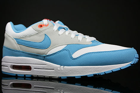 nike air max 1 white blue orange