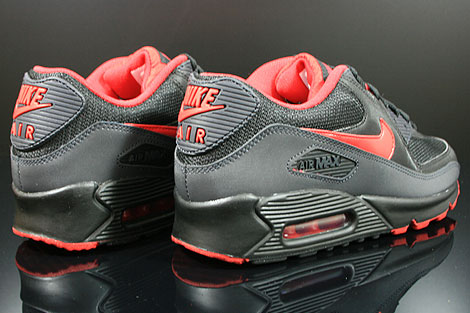Nike Air Max 90 Black Varsity Red Anthracite Grey