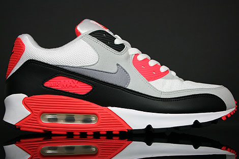 Nike Air Max 90 White Cement Grey Infrared Black