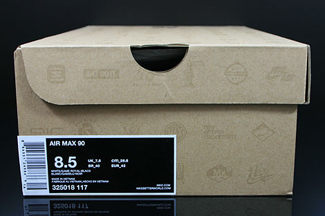 Nike Air Max 90 Weiss Royalblau Schwarz