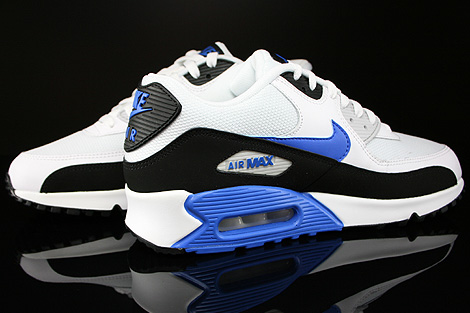 Nike Air Max 90 Essential White Hyper Cobalt Black 537384-115 - Purchaze