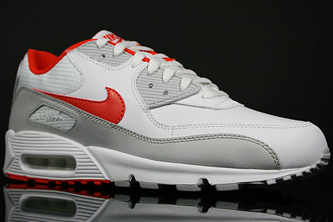 Nike Air Max 90 White Team Orange Neutral Grey 309299-121 - Purchaze