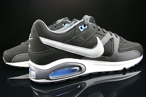 nike air max command leather blue silver