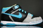 Nike Air Twilight Mid Schwarz Hellblau Grau Neongruen