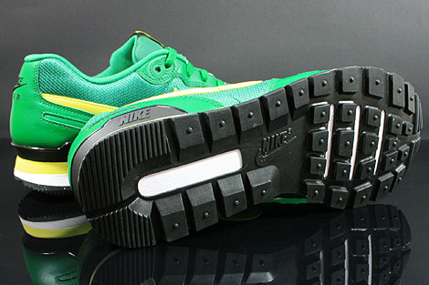 Nike Air Waffle Trainer Pine Green Yellow White Black