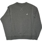 Nike Brushed Crew Fleece Sweater Grau