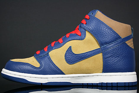 nike dunk high golden harvest meteor blue