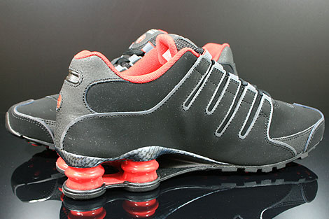 Nike Shox NZ EU Schwarz Rot Dunkelgrau
