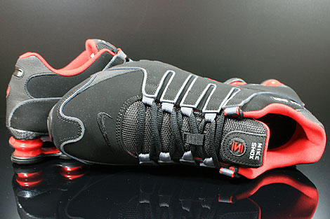 Nike Shox NZ EU Schwarz Rot Dunkelgrau