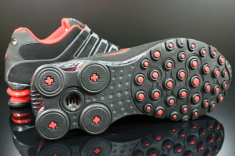 Nike Shox NZ EU Schwarz Rot Dunkelgrau