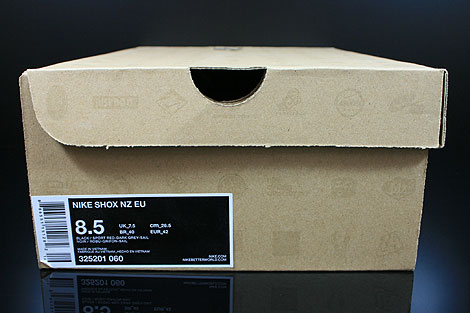 Nike Shox NZ EU Schwarz Rot Dunkelgrau