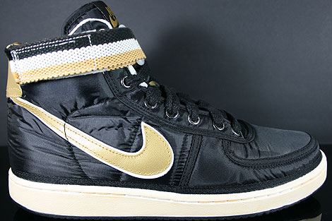 Nike Vandal High Supreme Black Metallic Gold White