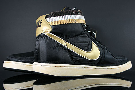 Nike Vandal High Supreme Black Metallic Gold White