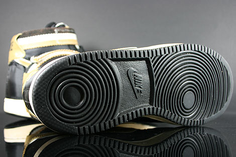 Nike Vandal High Supreme Black Metallic Gold White
