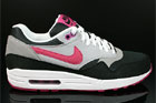 Nike WMNS Air Max 1 Black Rave Pink Wolf Grey