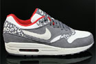 Nike WMNS Air Max 1 Leopard Charcoal Sail Gym Red