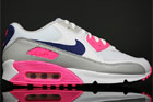 Nike WMNS Air Max 90 "White/Asian Concord-Laser Pink"