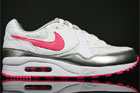 Nike WMNS Air Max Light White Pink Flash Metallic Silver Nike WMNS Air Max Light White Pink Flash Metallic Silver