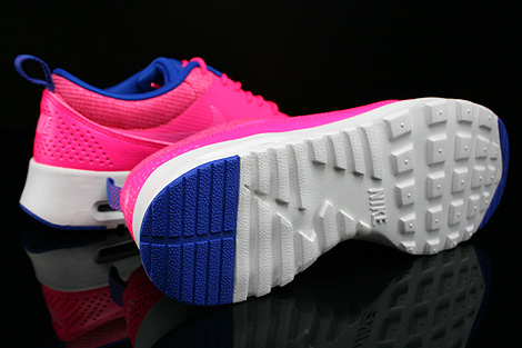 Nike WMNS Air Max Thea Premium Pink Blau Beige Laufsohle
