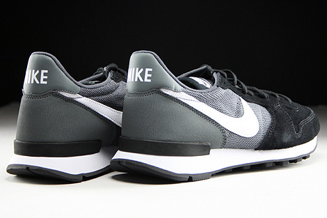 nike internationalist black dark grey