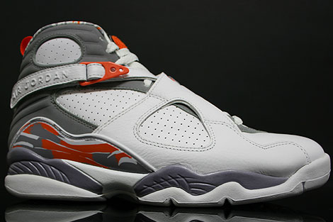 jordan 8 white orange