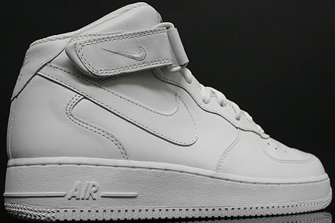 nike air force mid white