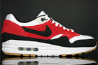 Nike Air Max 1 White Black Varsity Red Nike Air Max 1 White Black Varsity Red