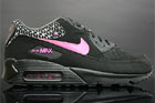 Nike WMNS Air Max 90 Schwarz Pink Weiss